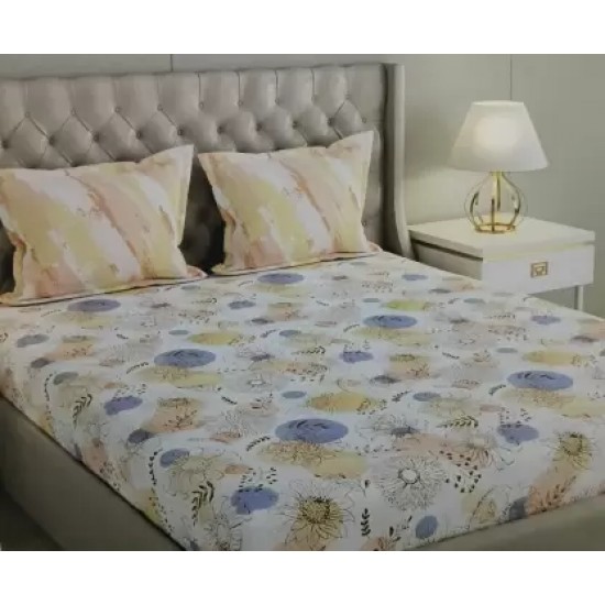 Raymond Home Camphor 144 TC Double Bedsheet with 2 Pillow Covers