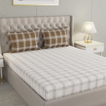 Raymond Home Camphor 144 TC Double Bedsheet with 2 Pillow Covers