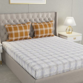 Raymond Home Camphor 144 TC Double Bedsheet with 2 Pillow Covers