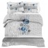 Bella Casa, Double Bedsheet Set with 2 Pillow Covers 100% Cotton -Cruise