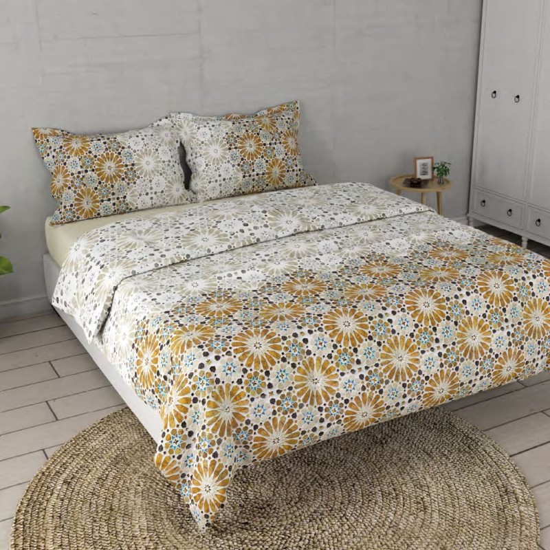 Raymond Home Crystal 200 TC King Size Bedsheet with 2 Pillow Covers Raymond Home Crystal 200 TC King Size Bedsheet with 2 Pillow Covers