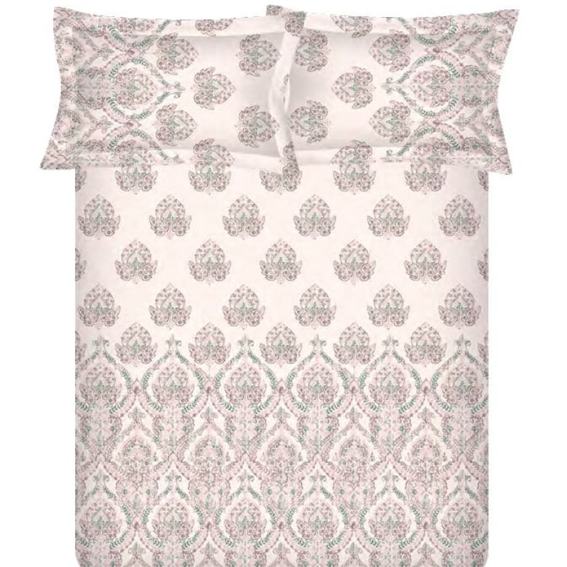 Raymond Home Crystal 200 TC King Size Bedsheet with 2 Pillow Covers Raymond Home Crystal 200 TC King Size Bedsheet with 2 Pillow Covers