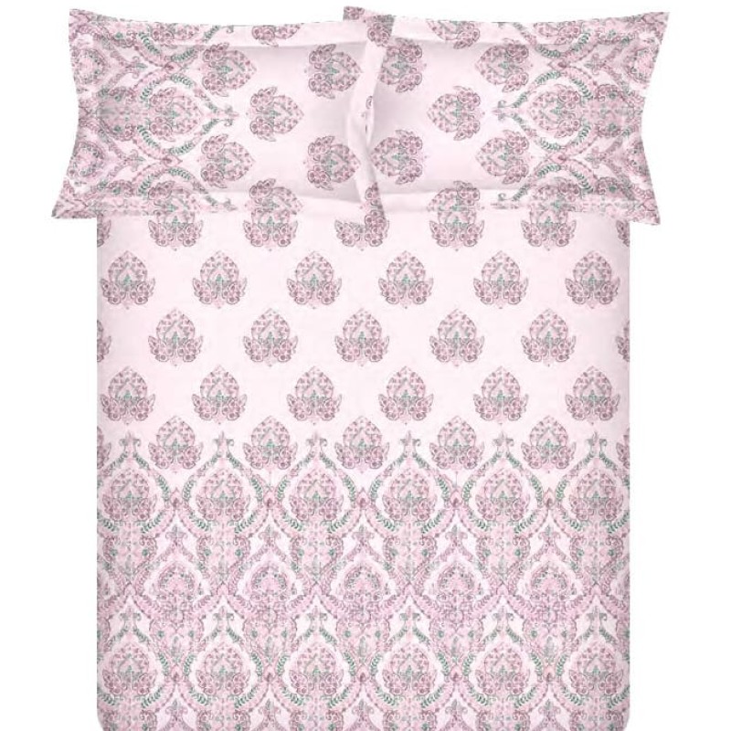 Raymond Home Crystal 200 TC King Size Bedsheet with 2 Pillow Covers Raymond Home Crystal 200 TC King Size Bedsheet with 2 Pillow Covers