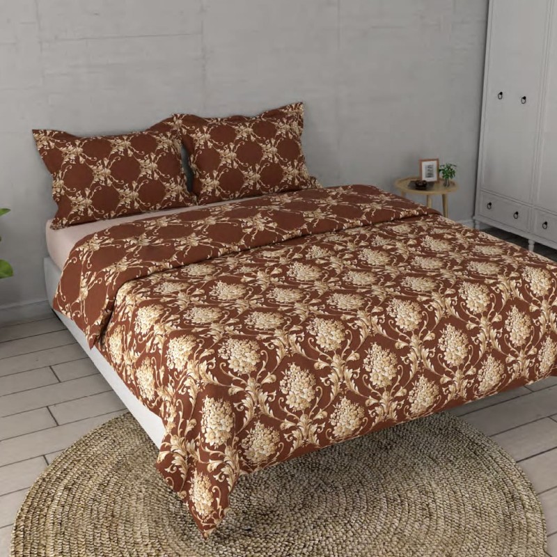 Raymond Home Crystal 200 TC King Size Bedsheet with 2 Pillow Covers Raymond Home Crystal 200 TC King Size Bedsheet with 2 Pillow Covers