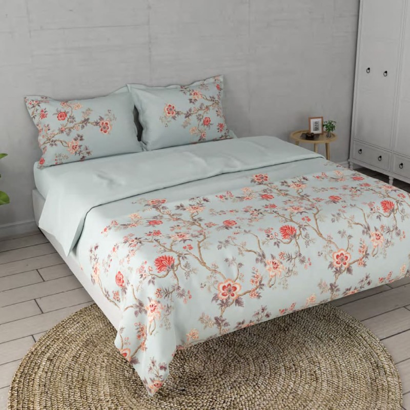 Raymond Home Crystal 200 TC King Size Bedsheet with 2 Pillow Covers Raymond Home Crystal 200 TC King Size Bedsheet with 2 Pillow Covers