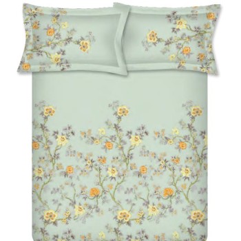 Raymond Home Crystal 200 TC King Size Bedsheet with 2 Pillow Covers