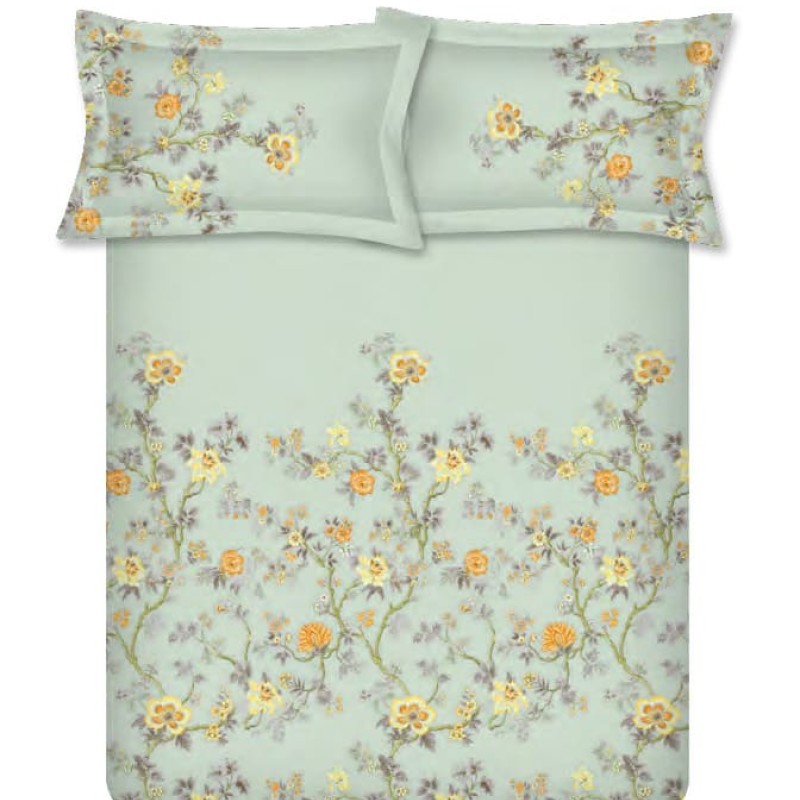 Raymond Home Crystal 200 TC King Size Bedsheet with 2 Pillow Covers Raymond Home Crystal 200 TC King Size Bedsheet with 2 Pillow Covers