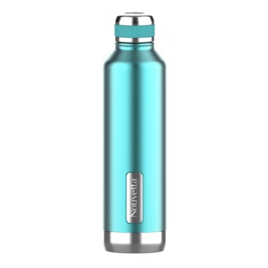 Nouvetta Elite Double Wall Stainless Steel Flask, 750 ml, Sea Blue