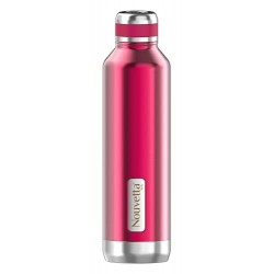 Nouvetta Elite Double Wall Stainless Steel Flask, 750 ml, Red