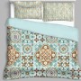 Bella Casa, Double Bedsheet Set with 2 Pillow Covers 100% Cotton -Essence (Comforter Set)
