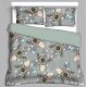 Bella Casa, Double Bedsheet Set with 2 Pillow Covers 100% Cotton -Gulmarg