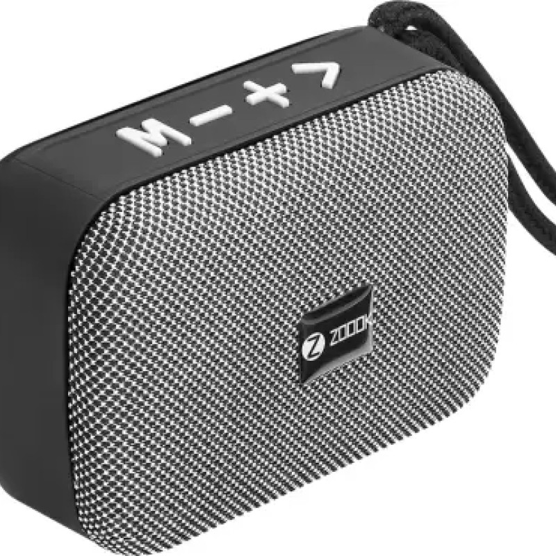 Zoook ZB-Rockstar 5 W Bluetooth Speaker (Grey, Black, Mono Channel) Zoook ZB-Rockstar 5 W Bluetooth Speaker (Grey, Black, Mono Channel)
