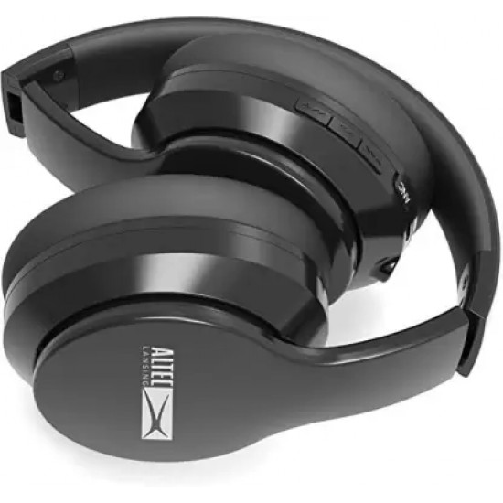 ALTEC LANSING AL-HP-10 Noise Cancelling Wireless Bluetooth Headphones Bluetooth Headset  (Black, On the Ear)