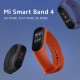 Mi Smart Band 4  (Black Strap, Size : Regular)