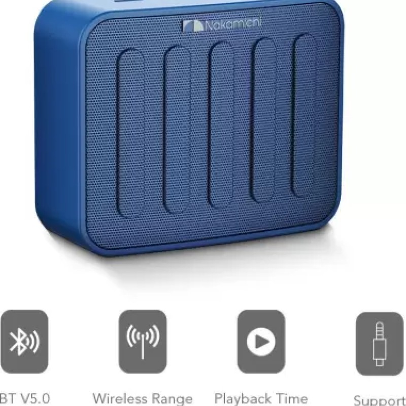 Nakamichi Mate 5 W Bluetooth Speaker (Blue, Mono Channel) Nakamichi Mate 5 W Bluetooth Speaker (Blue, Mono Channel)