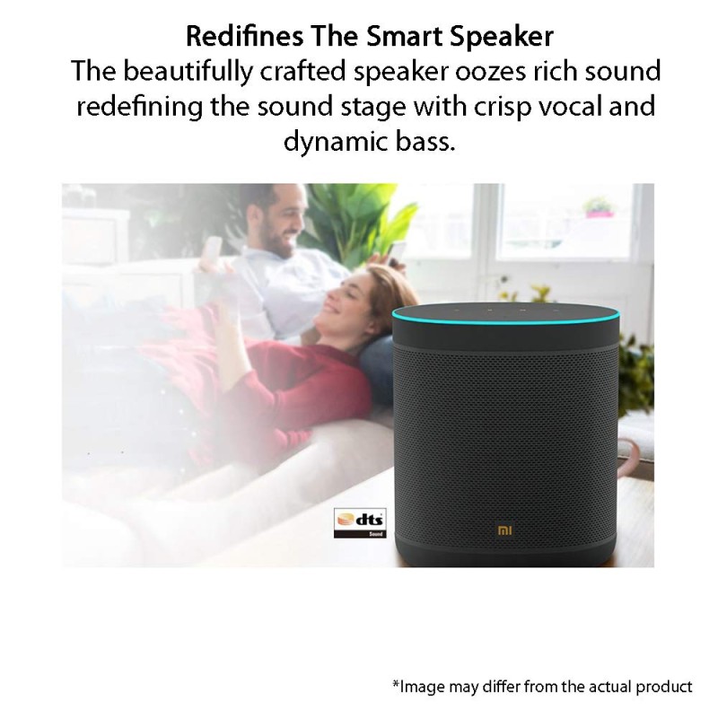 Mi Smart Speaker With Google Assistant  (Black)