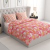 Raymond Home Jazzy Cotton Rich Double Bedsheet with 2 Pillow Covers