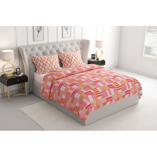 Raymond Home Jazzy Cotton Rich Double Bedsheet with 2 Pillow Covers