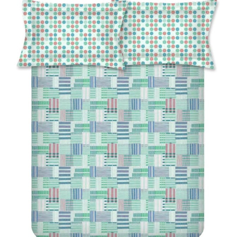 Raymond Home Jazzy Cotton Rich Double Bedsheet with 2 Pillow Covers