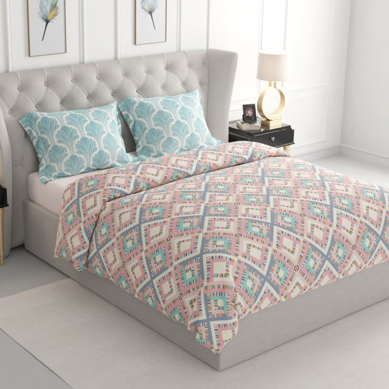 Raymond Home Jazzy Cotton Rich Double Bedsheet with 2 Pillow Covers Raymond Home Jazzy Cotton Rich Double Bedsheet with 2 Pillow Covers