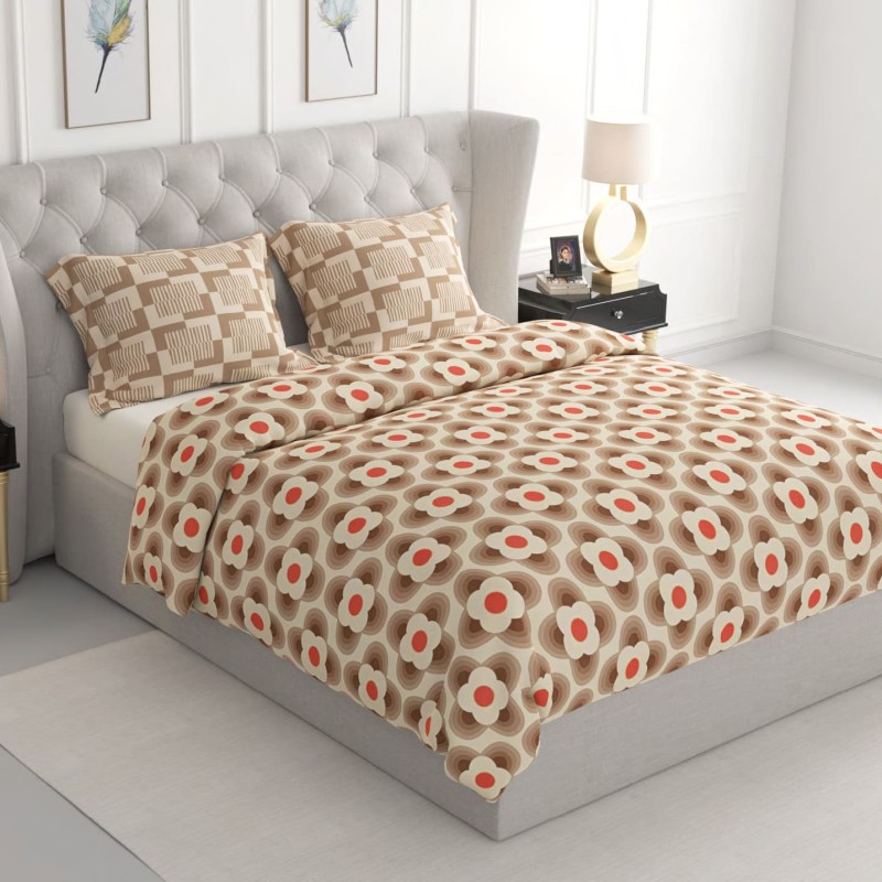 Raymond Home Jazzy Cotton Rich Double Bedsheet with 2 Pillow Covers Raymond Home Jazzy Cotton Rich Double Bedsheet with 2 Pillow Covers