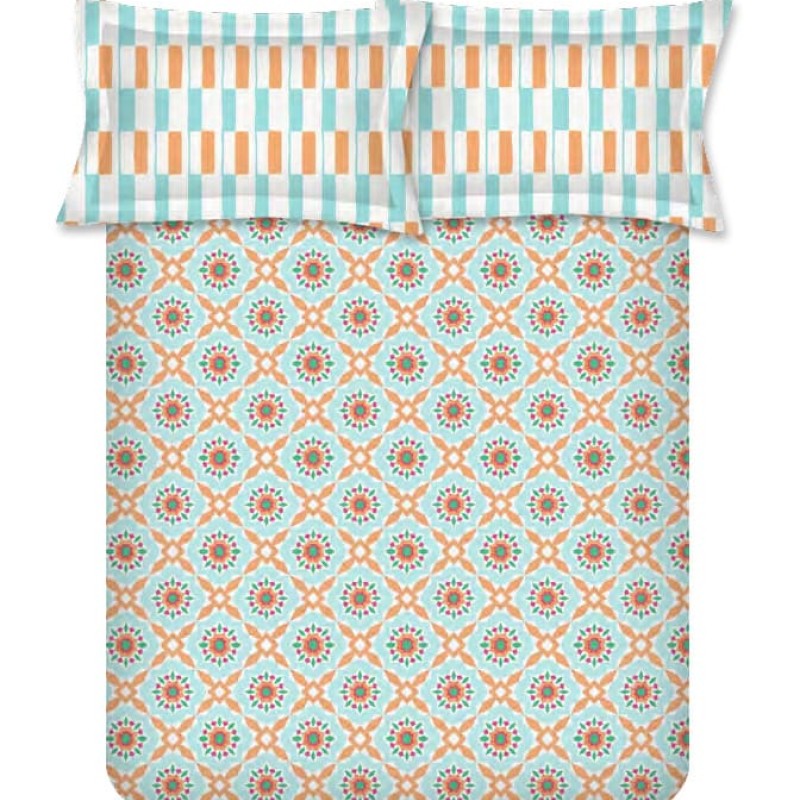 Raymond Home Jazzy Cotton Rich Double Bedsheet with 2 Pillow Covers Raymond Home Jazzy Cotton Rich Double Bedsheet with 2 Pillow Covers