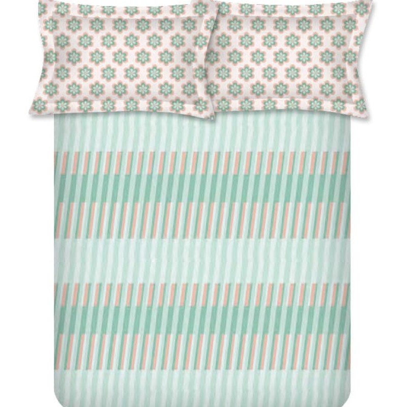 Raymond Home Jazzy Cotton Rich Double Bedsheet with 2 Pillow Covers