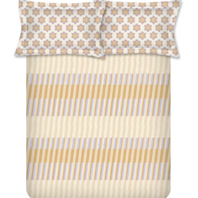 Raymond Home Jazzy Cotton Rich Double Bedsheet with 2 Pillow Covers Raymond Home Jazzy Cotton Rich Double Bedsheet with 2 Pillow Covers