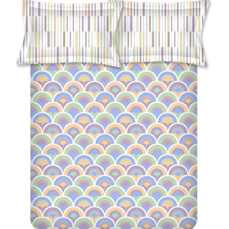 Raymond Home Jazzy Cotton Rich Double Bedsheet with 2 Pillow Covers