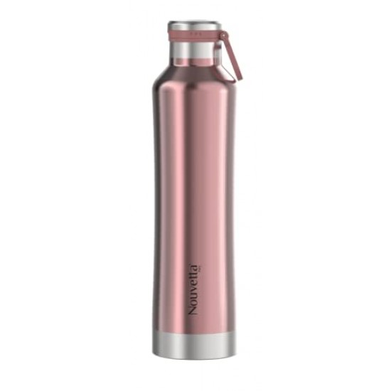 Nouvetta Jet Double Wall Stainless Steel Flask Bottle, 750 ml- Pink