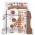 Bella Casa, Double Bedsheet Set with 2 Pillow Covers 100% Cotton -Jordan