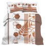 Bella Casa, Double Bedsheet Set with 2 Pillow Covers 100% Cotton -Jordan