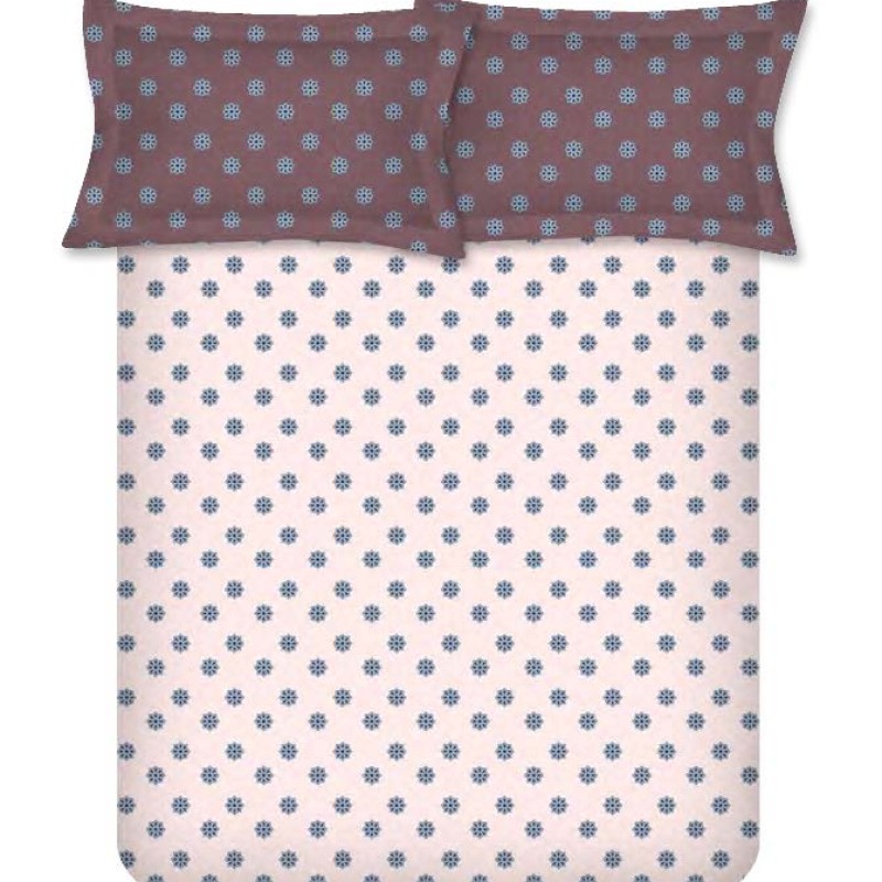 Raymond Home Mystique 110 TC Double Bedsheet with 2 Pillow Covers