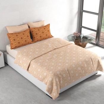 Raymond Home Mystique 110 TC Double Bedsheet with 2 Pillow Covers