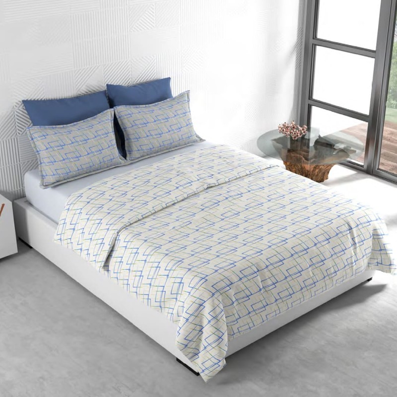 Raymond Home Mystique 110 TC Double Bedsheet with 2 Pillow Covers Raymond Home Mystique 110 TC Double Bedsheet with 2 Pillow Covers