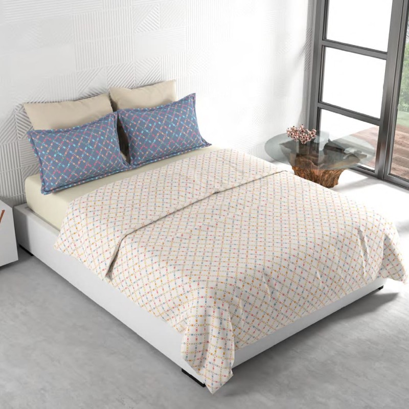 Raymond Home Mystique 110 TC Double Bedsheet with 2 Pillow Covers Raymond Home Mystique 110 TC Double Bedsheet with 2 Pillow Covers