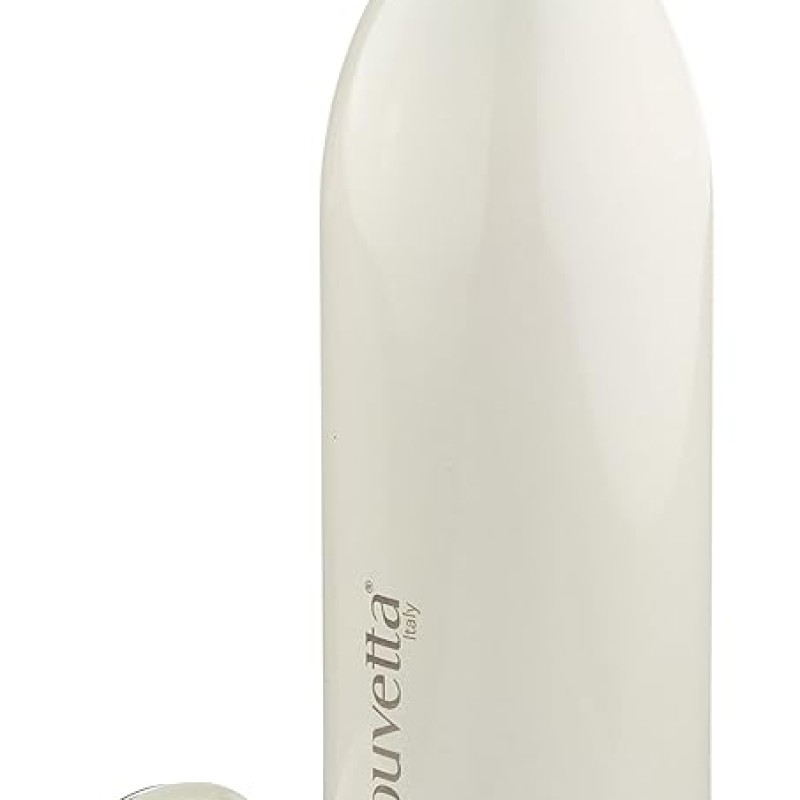 Nouvetta Double Wall Bottle - White 750 ml Bottle (Pack of 2, White, Steel) Nouvetta Double Wall Bottle - White 750 ml Bottle (Pack of 2, White, Steel)