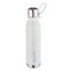 Double Wall Bottle - White 750 ml Bottle (Pack of 2, White, Steel)
