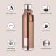 Etihad Double Wall Bottle - Copper 750 ml Bottle (Pack of 2, copper, Steel)