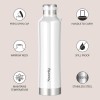 Nouvetta Etihad Double Wall Bottle - White 750 ml Bottle (Pack of 2, White, Steel) Nouvetta Etihad Double Wall Bottle - White 750 ml Bottle (Pack of 2, White, Steel)