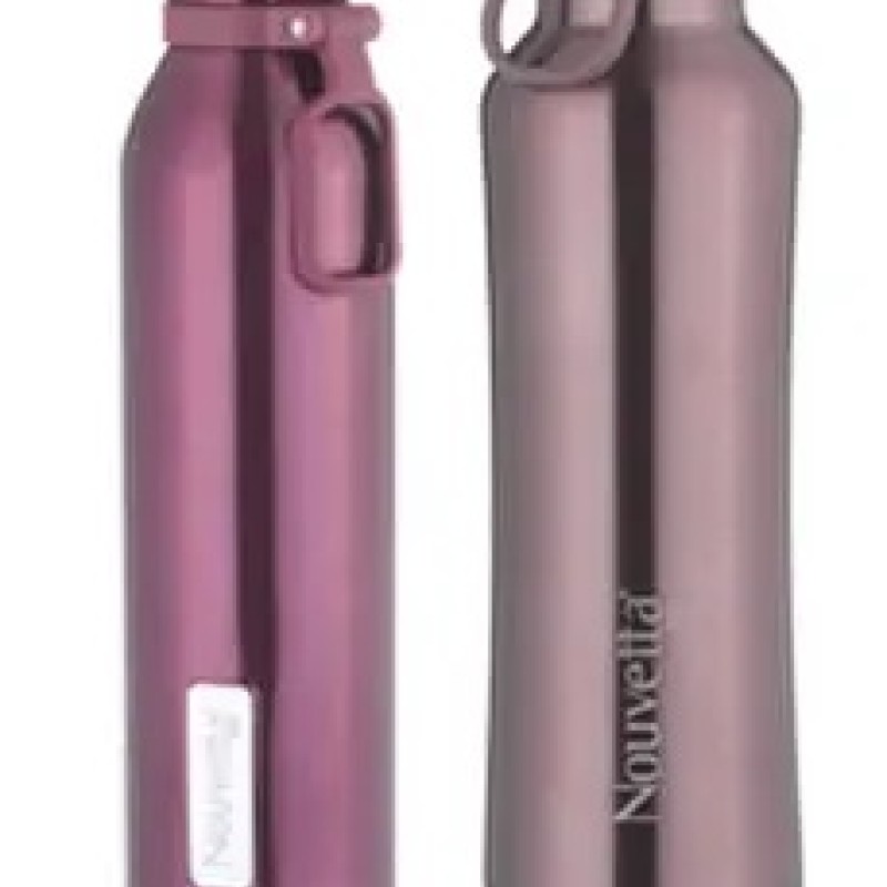 Nouvetta Etihad Double Wall Bottle - Rose Gold 750 ml Bottle (Pack of 2, Rose Gold, Steel) Nouvetta Etihad Double Wall Bottle - Rose Gold 750 ml Bottle (Pack of 2, Rose Gold, Steel)