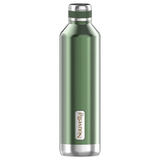 Nouvetta Elite Double Wall Stainless Steel Flask, 1000 ml, Green