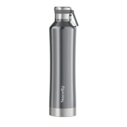 Nouvetta Jet Double Wall Stainless Steel Flask Bottle, 1000 ml - Grey