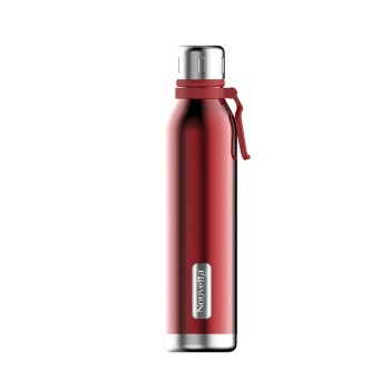 Nouvetta Spice Double Wall Stainless Steel Flask Bottle, 1000 ml- Red