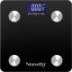 Nouvetta Bluetooth Digital Personal Smart Weighing Scale - Black Weighing Scale  (Black)