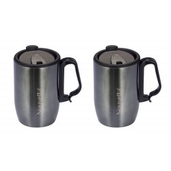 Nouvetta Refresh VACCUM Mug Set of 2PC 350ML - Grey