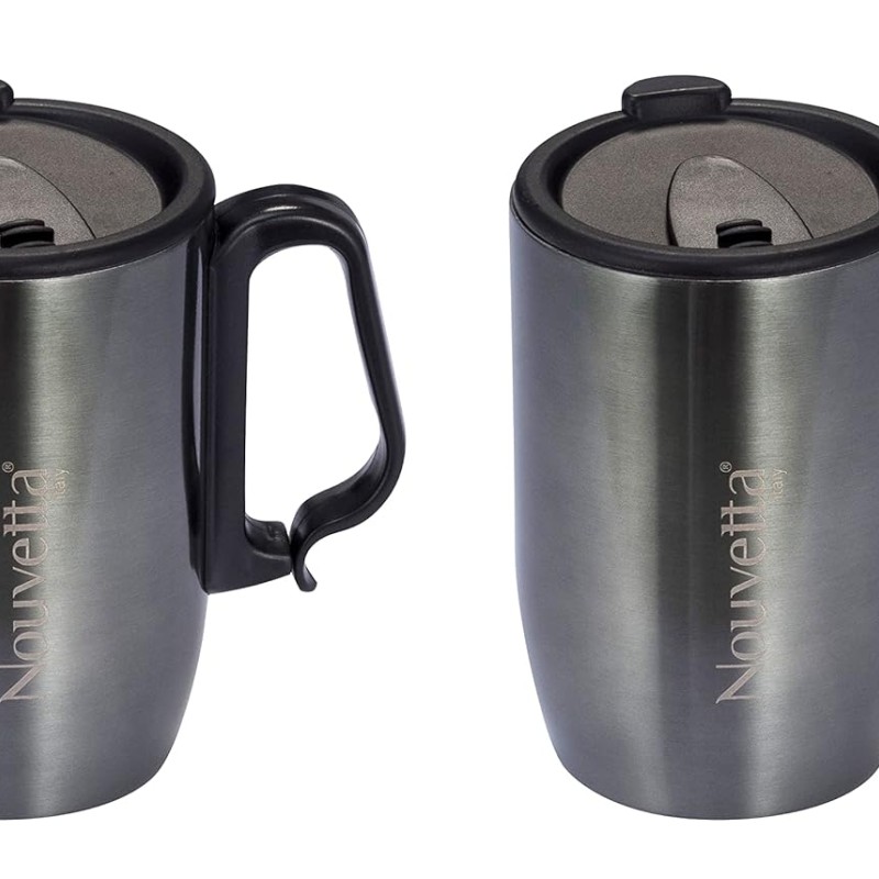 Nouvetta Refresh VACCUM Mug Set of 2PC 350ML - Grey Nouvetta Refresh VACCUM Mug Set of 2PC 350ML - Grey