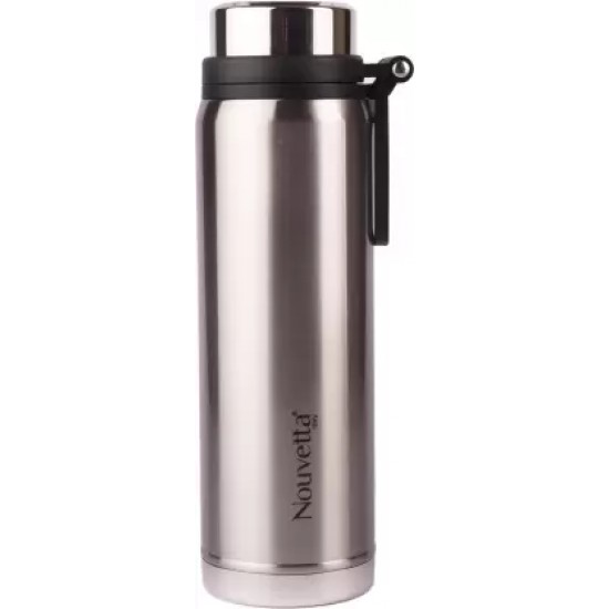 Nouvetta Olive Double Wall Bottle - Silver 1000 Ml