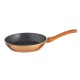 Nouvetta Flame Guard Non-Stick Fry Pan with 2-Way Non-Stick Coating,24 cm, 3.5 mm Thickness(Induction and Gas Stove Compatible), Copper