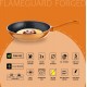 Nouvetta Flame Guard Non-Stick Fry Pan with 2-Way Non-Stick Coating,24 cm, 3.5 mm Thickness(Induction and Gas Stove Compatible), Copper